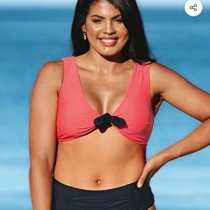 NWT Cupshe Alora Knotted Front Plus Size Bikini